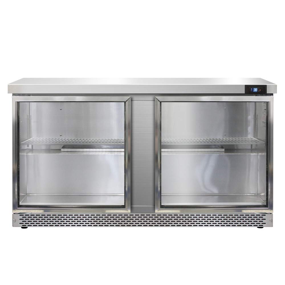 Continental Refrigerator SW60-GD-FB Two Section Work Top Refrigerator 60"W by Value Line – Commercial Grade