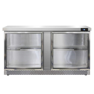 Continental Refrigerator SW60-GD-FB Two Section Work Top Refrigerator 60"W by Value Line – Commercial Grade
