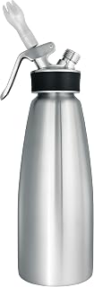 iSi Cream Profi Whip (1 Quart) - Stainless Steel Whipped Cream Maker, Professional Dispenser for Desserts & Coffee - Barista Whipped Cream Tool - Dishwasher Safe Cream Charger Compatible Tool (6-Pack)