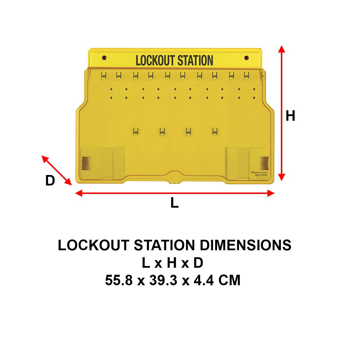 Master Lock Unfilled / Yellow / 1 Devices