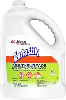 Fantastik 311930 1 Gallon Multi-Surface Disinfectant Degreaser - Pleasant Scent (4/Carton)