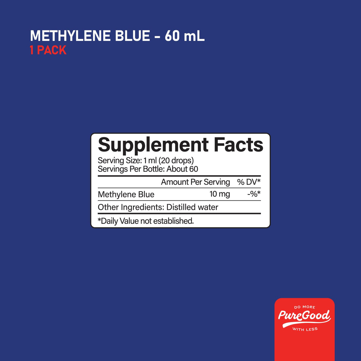 PureGood 1 / 60mL / Blue Organic Reagents