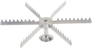 Winco 6 Cut (Pack of 12) / Aluminum / 1 Cake, Pie & Pastry Servers