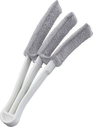 Mini-Blind Duster by UNGER – 3", Microfiber, Gray, Model 978260