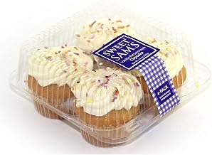 Sweet Sams Small Vanilla Buttercream Cupcake - 4 per pack - 6 packs per case