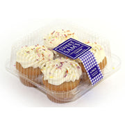 Small Vanilla m Cupcake - 4 per pack - 6 packs per case by Sweet Sams – 1 Count (Pack of 24), Pack of 24