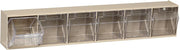 Quantum Storage Systems QTB306IV 6 Drawers Tip Out Cabinet Part Organizer Ivory 5" H x 24" W x 4" D