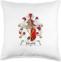 Strahl Coat of Arms - Family Crest Throw Pillow