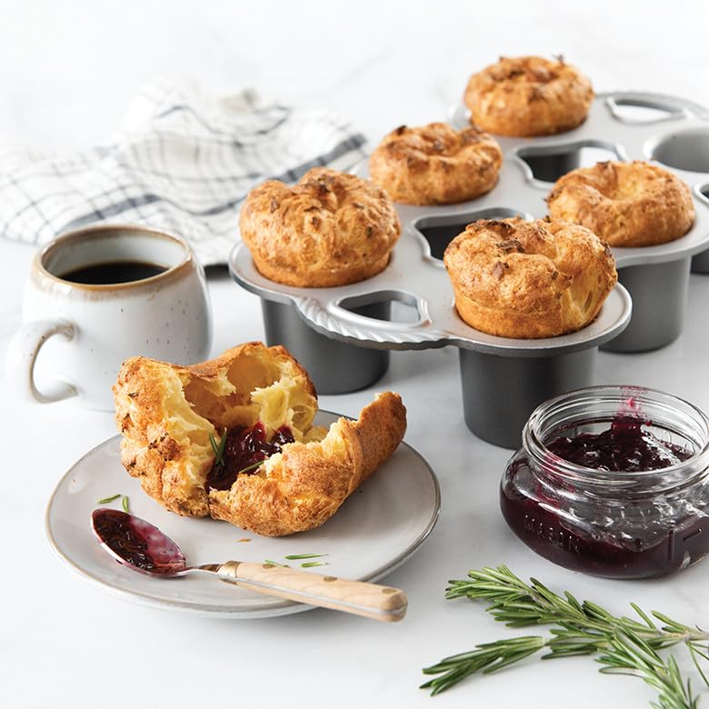 Nordic Ware Graphite / Grand Popover Pan / Grand Popover Pans