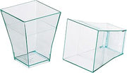 PacknWood 209MBTAITIV -Green square clear cups-Square transparent cups plastic-square parfait cups with lids-square parfait cup- square dessert cup-(2 oz, 1.7" x 1.7" x 2.1")- Case of 600