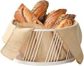 Cal Mil Portland Large White Basket, 10.5 inch Dia X 5.5 inch Height