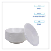 Hi-Impact Plastic Dinnerware by Boardwalk – 12 oz, 12.0 ounces, Plastic, White