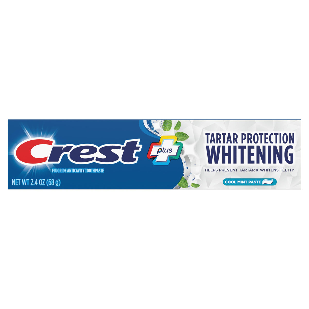 Tartar Protection & Anticavity Toothpaste with Fluoride by Crest – 2.4 Ounce (Pack of 3), Pack of 3, Model P_1838