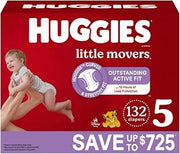 HUGGIES Little Movers Perfect Fitting Diapers Size 5