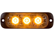 Buyers Products 3.5" Thin LED Strobe Light by Buyers Products Company – 3 x 6 x 4, Aluminum, Clear, Model 8892301