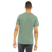 Canvas Unisex Tee HeatherSage MD by Bella + Canvas – Medium, Cotton Blend, Heather Sage, Model 3001CVC