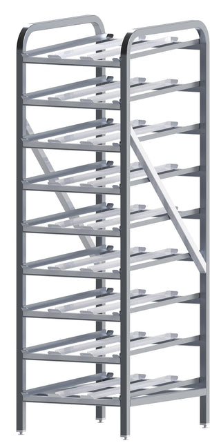 9 Tier Heavy Duty Aluminum Can Storage Rack 9-Tier by Winco – Standard, Plastic, Model ALCR-9