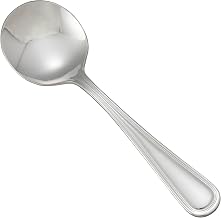 0021-04 - Continental Bouillon Spoon, 18/0 Extra Heavyweight