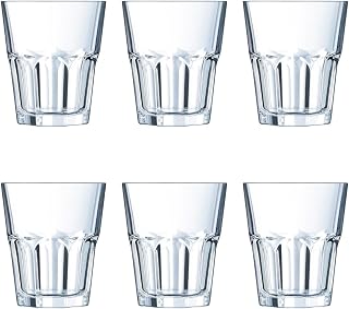 Arcoroc Granity Whisky Glasses 350 ml Glass Transparent Set of 6