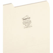 SuperTab File Folder by SMEAD – 100 Count (Pack of 1), Paper, Manila, Model 10301
