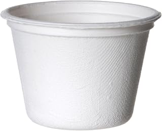 Eco-Products EP-SPC4 Sugarcane Portion Cup, 4oz Capacity (36 Packs of 50)