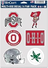 WinCraft Ohio State Buckeyes FOOTBALL Multi Use 6 Fan Pack