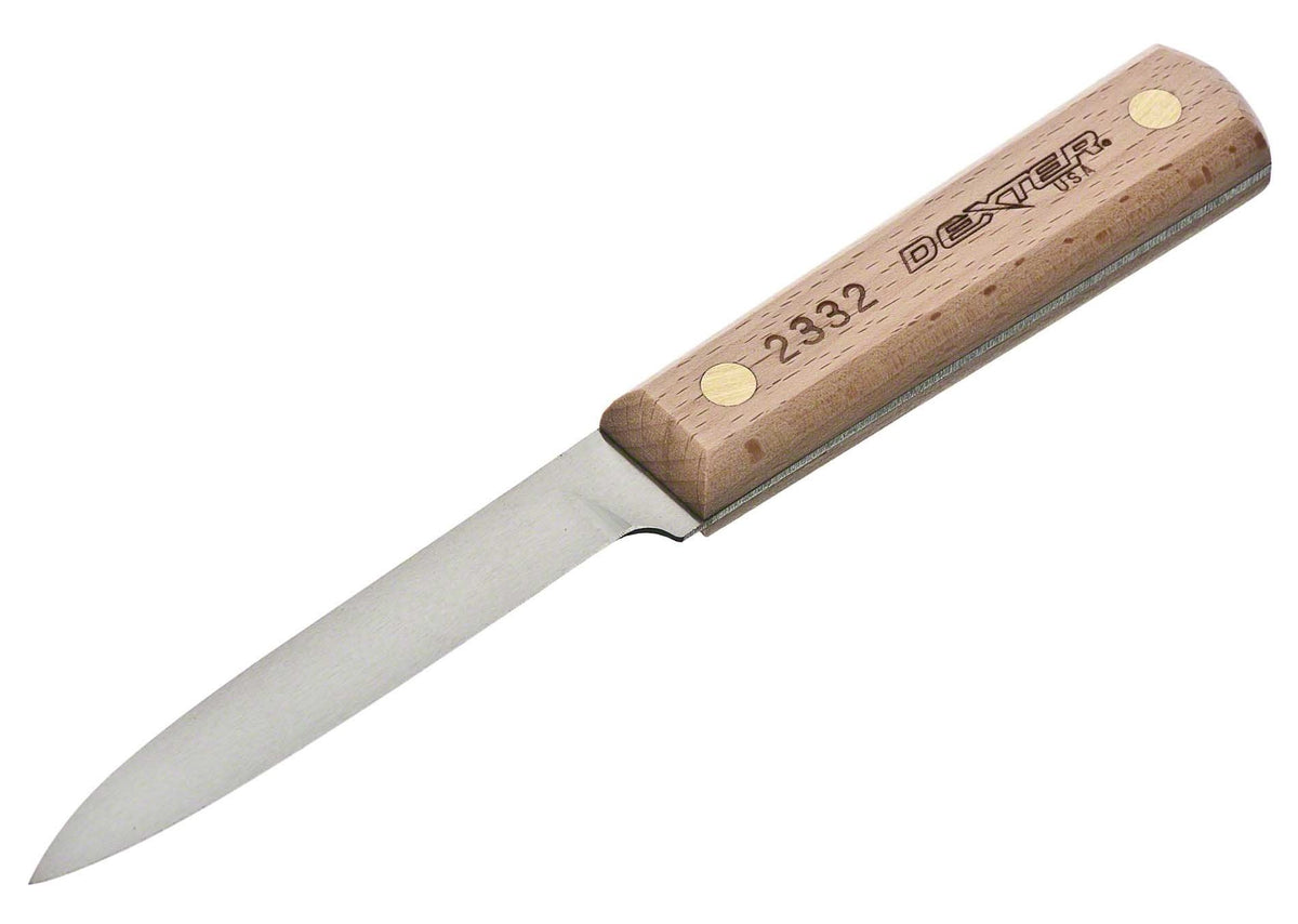 Russell - 3 1/2" Paring Knife - Dexter-Russell Series – 3.5", Silver, Wooden, Model 2332