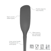 Spatula Blender Flexcore All Silicone Charcoal by Tovolo – 1 EA, Silicone, 1 Count, Model 81-23130