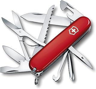 Victorinox Fieldmaster Swiss Army, 15 Function Pocket Knife, Red