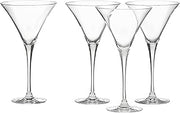 Lenox Tuscany Classics Martini Glasses, 10oz, Set of 4 | handcrafted crystal glass, mouth-blown | 8.75 inch height, 10oz capacity | dishwasher safe, gift for women
