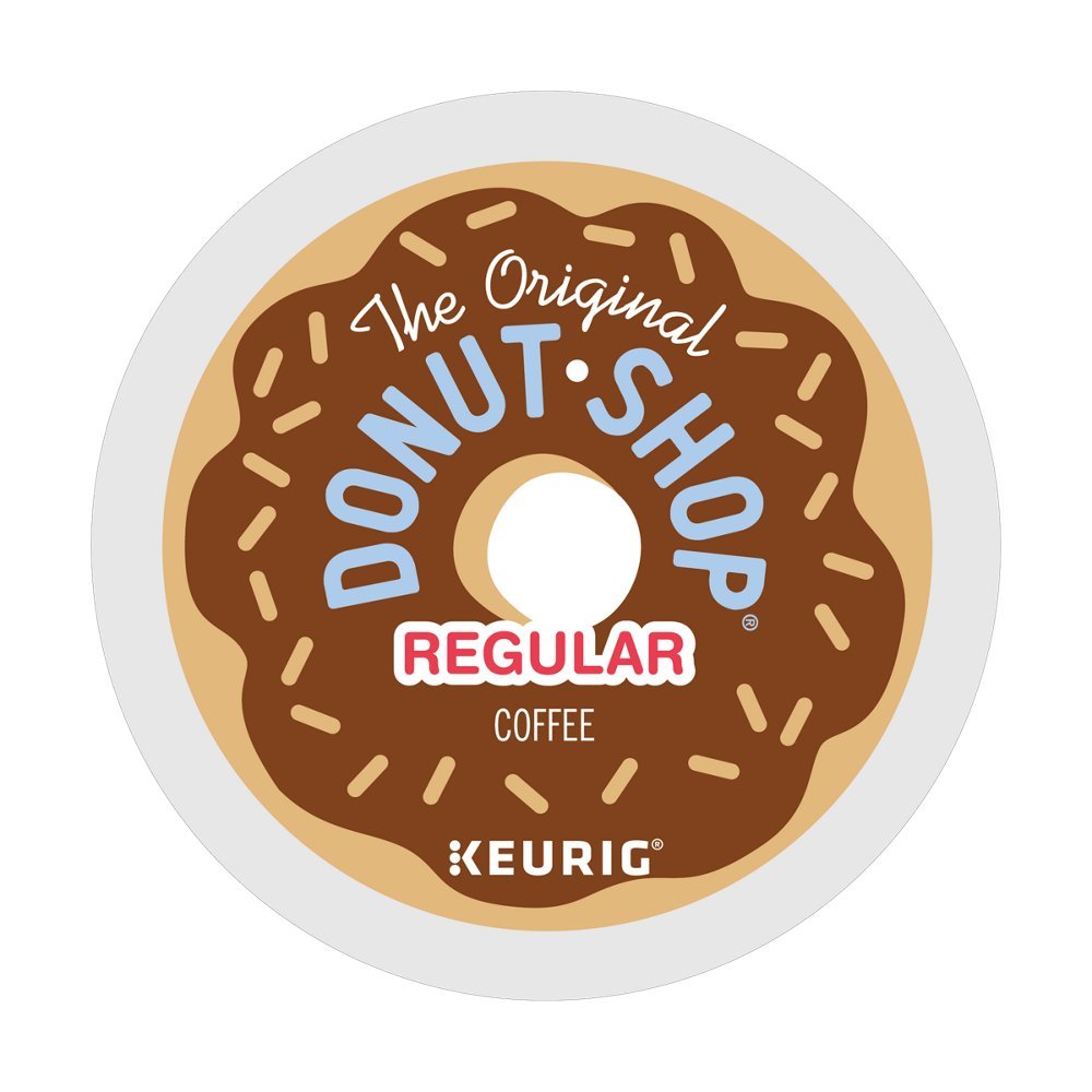Keurig, K-Cup packs (Regular - Medium Roast Extra Bold, 48 Count) by The Original Donut Shop – 48 count, Pack of 48