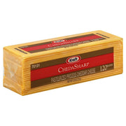 Regular Sharp Cheddar Sliced Cheese by Kraft – 80 Ounce (Pack of 4), Pack of 4