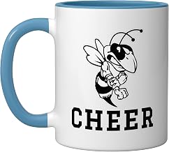 Bloomfield High School Cardinals Cheer Ceramic Mug, Blue/White, 11oz