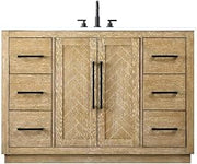 Elegant Kitchen and Bath 48" Single Bathroom Vanity in Linen Oak