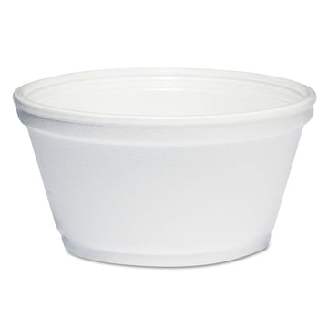Foam Container by DART – 8 oz., 8.0 ounces, Foam, White, Model 8SJ20