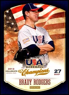Baseball MLB 2013 Panini USA Champions #125 Brady Rodgers NM Near Mint