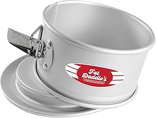 Fat Daddio's PSF-63 Anodized Aluminum Springform Pan, 6 x 3 Inch