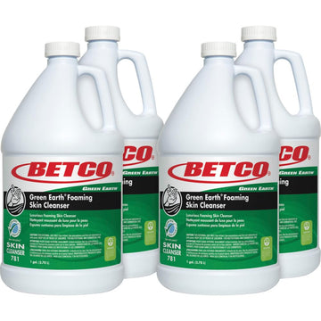 Washes by Betco – 4 Count (Pack of 1), Model Green Earth Foaming Skin Cleanser