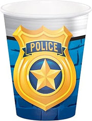Creative Converting 96Count 9 oz Hot/Cold Paper Cups, Police Party