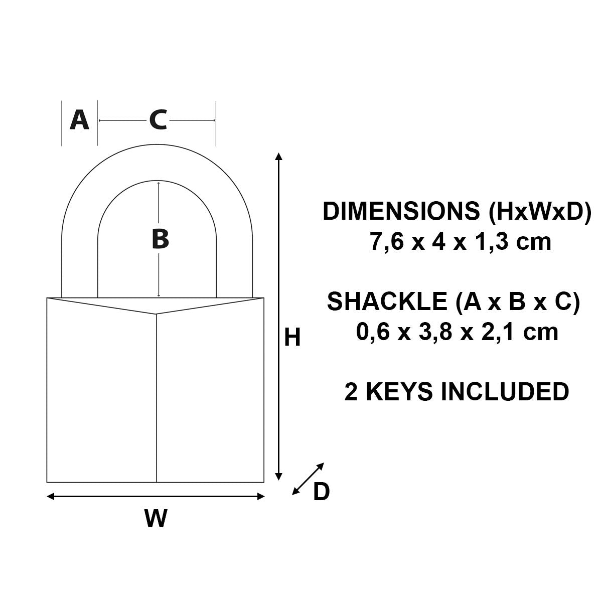 Solid Brass Padlock with Key by Master Lock – 1 Pack, Brass, Model 140DLF