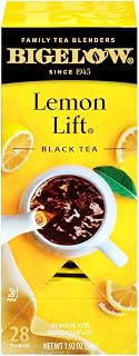 Bigelow Tea Bigelow Lemon Lift Black Tea Bags 28 Count (Pack of 1) Lemon Flavored Black Tea Naturally & Artificially Flavored
