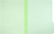 AbilityOne NSN2868570 - File Folder - Light Green Pressboard - 1/3 Cut, Self-Tabs, All Positions, Letter