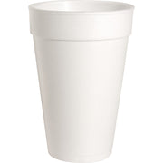 Hot/Cold 16oz Foam Cups (Pack of 500) by Genuine Joe – 16oz, 16.0 fluid_ounces, Foam, White, Pack of 500