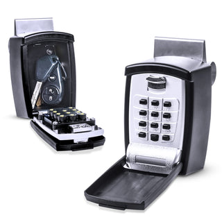 Car Window Punch Button Lock Box by KeyGuard – 1 Pack, Zinc, SL-591, Model SL-591