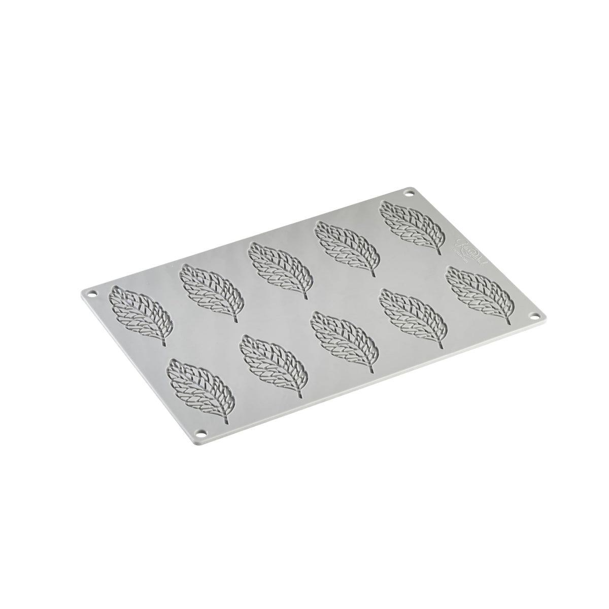 GG028 Plume Silicone Baking Mold Freezing Mould by Pavoni – 3.31x1.50 x 0.08"H, 7.8 inches, Silicone, Gray, Model HX522