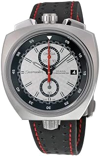 Omega Seamaster Bullhead Automatic Silver Dial Black Leather Strap Mens Watch 22512435002001