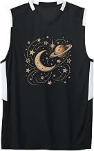 Retro Mars Moon Stars Vintage Celestial Space Astronomy Adult & Youth Basketball Jersey