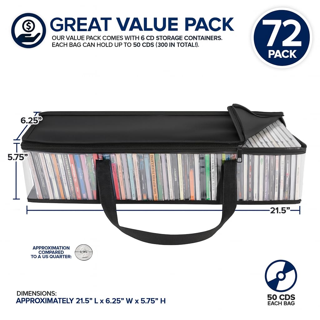 Stock Your Home 3 / 3 Count Media Storage Sleeves