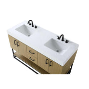 Caroline Bathroom Vanity Honey Brown by Lighting Design – Wood, Honey Brown, Model 5608119