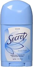 Secret Solid Antiperspirant and Deodorant Shower, Fresh Scent, 1.7 Ounce